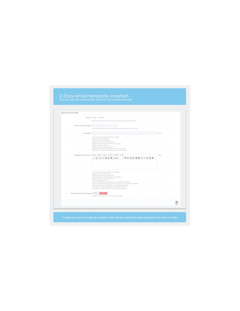 Recordatorio de Transferencias Bancarias