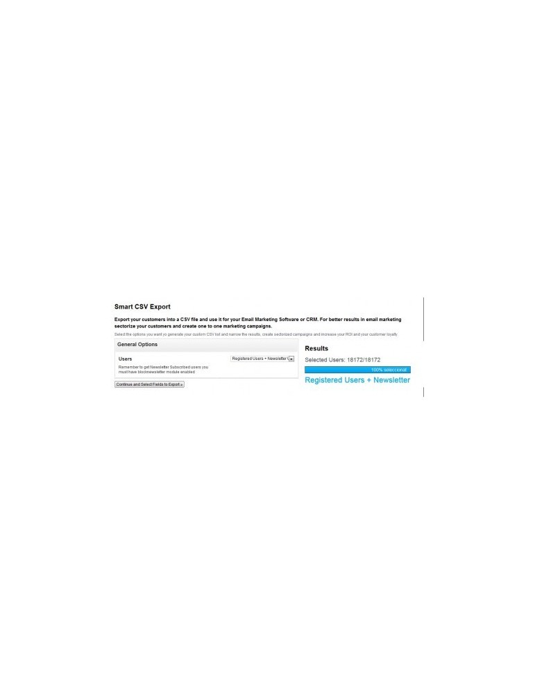 Módulo Exportar Clientes CSV PrestaShop | CRM y Marketing