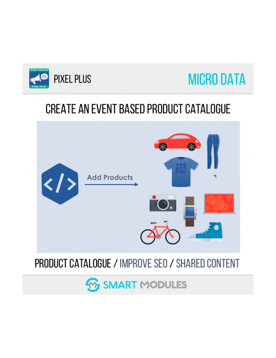 Pixel Plus: Seguimiento Eventos + Catálogo