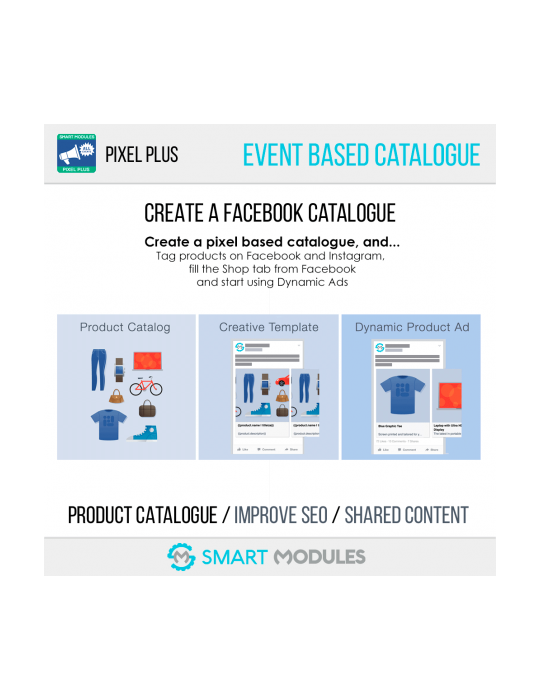 Pixel Plus: Seguimiento Eventos + Catálogo