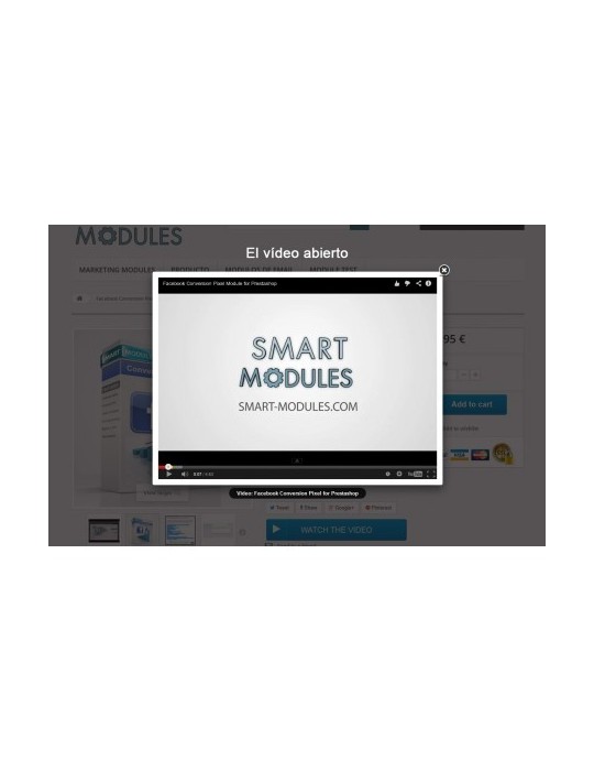 Videos para Productos - Youtube, Vimeo...